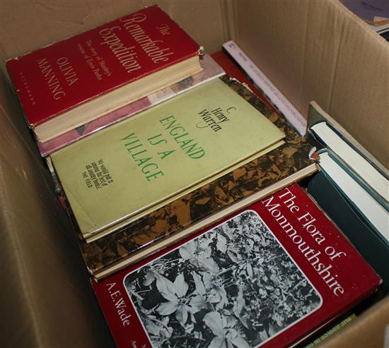 2 boxes of books